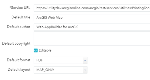Print configuration Print configuration