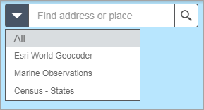 List of geocoding services and searchable layers List of geocoding services and searchable layers